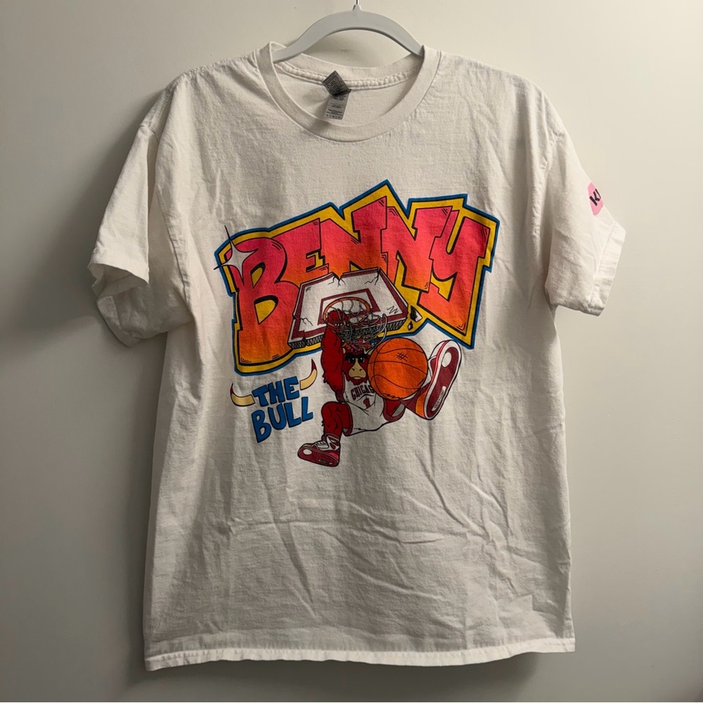 Benny the Bull White Graphic T-Shirt